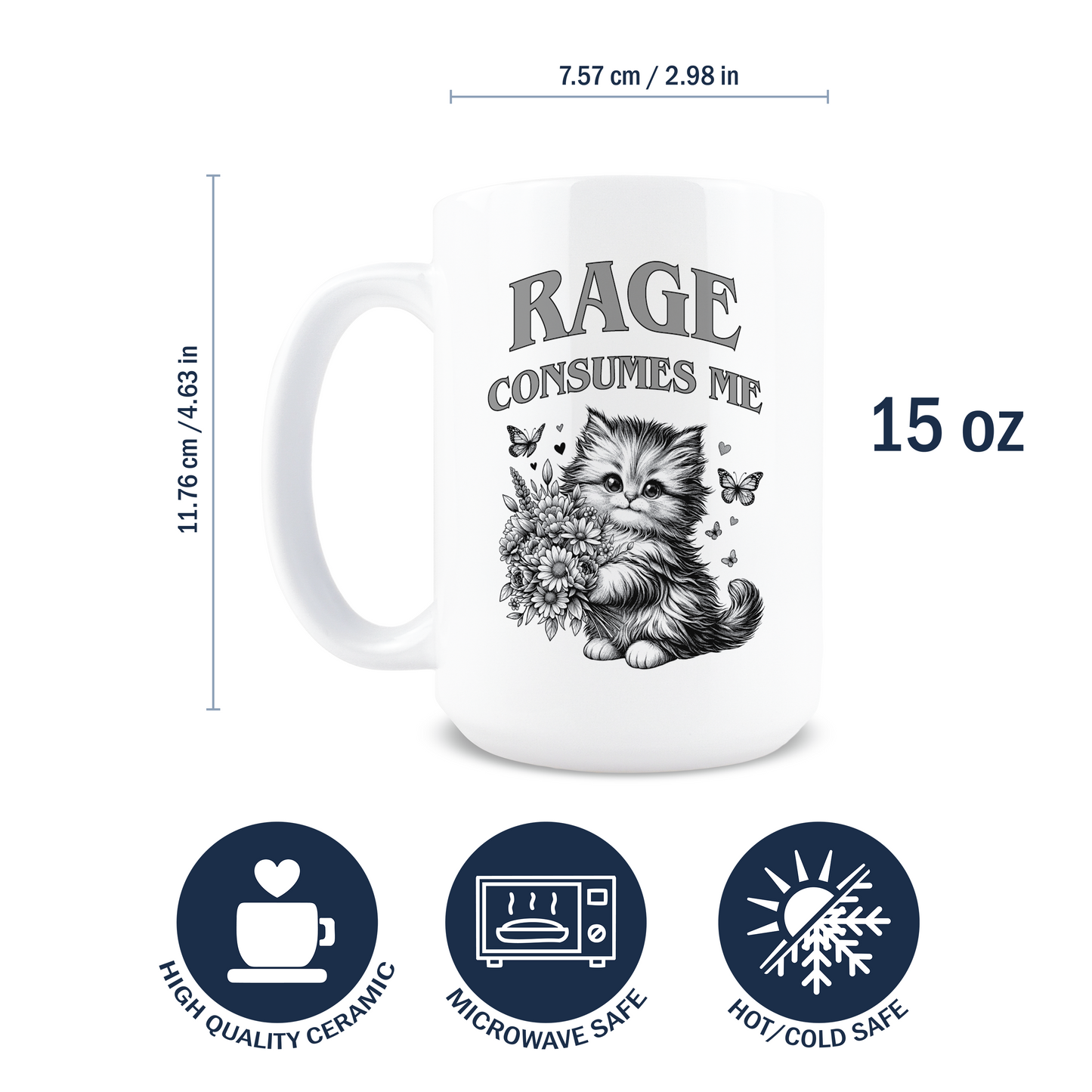 Rage Consumes Me Coffee Mug