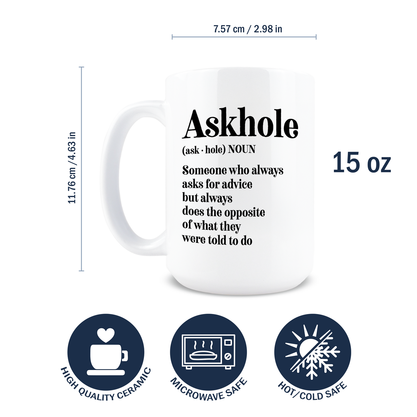 Askhole Coffee Mug