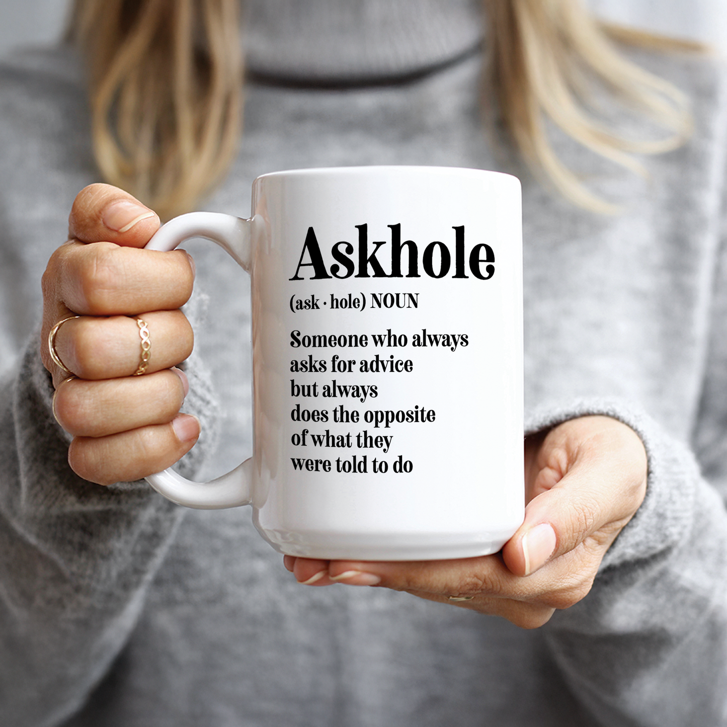 Askhole Coffee Mug