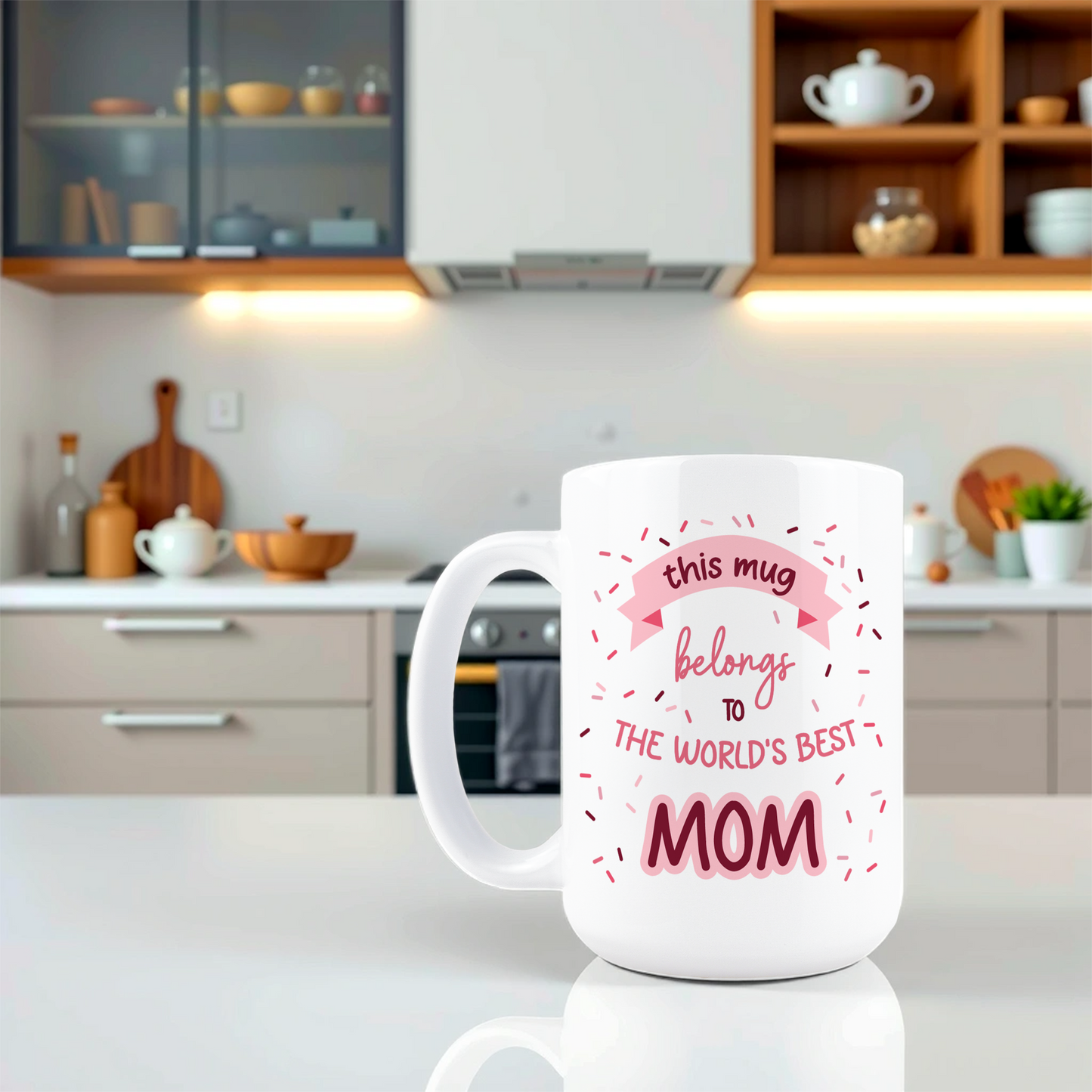 This Mug Belongs to the World's Best Mom Coffee Mug