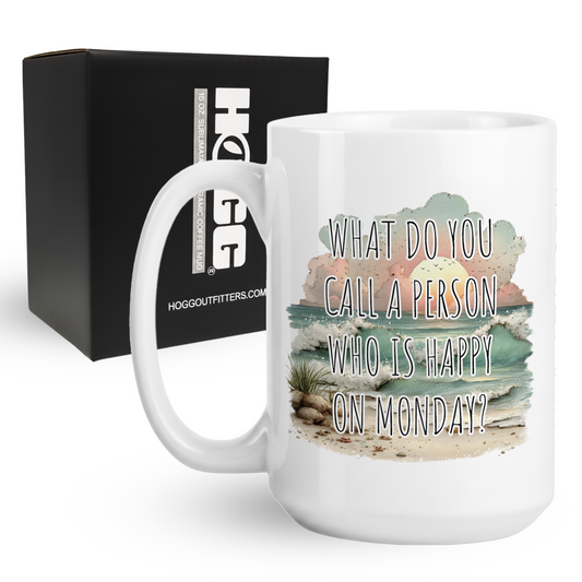 Happy On A Monday Coffee Mug