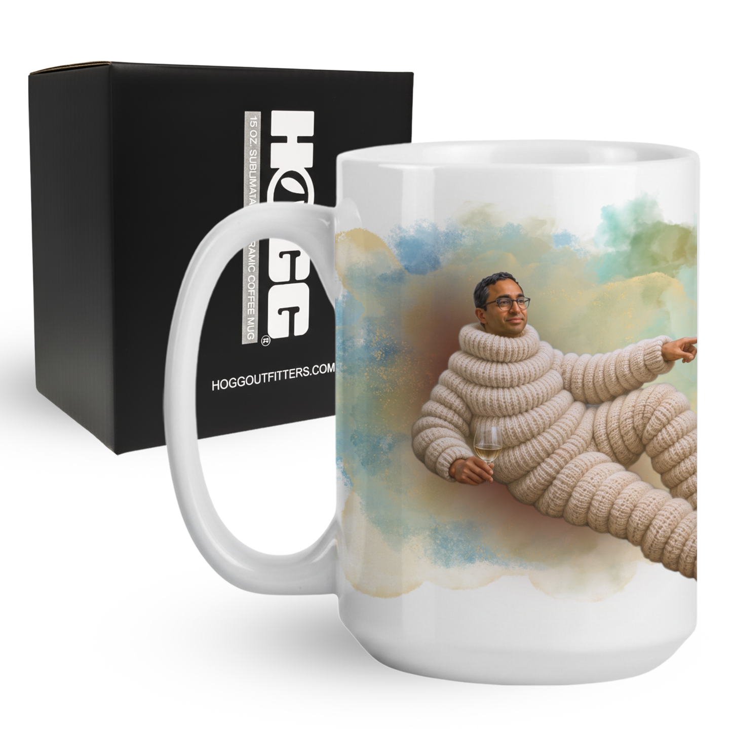 Chamath Creation of Adam Coffee Mug