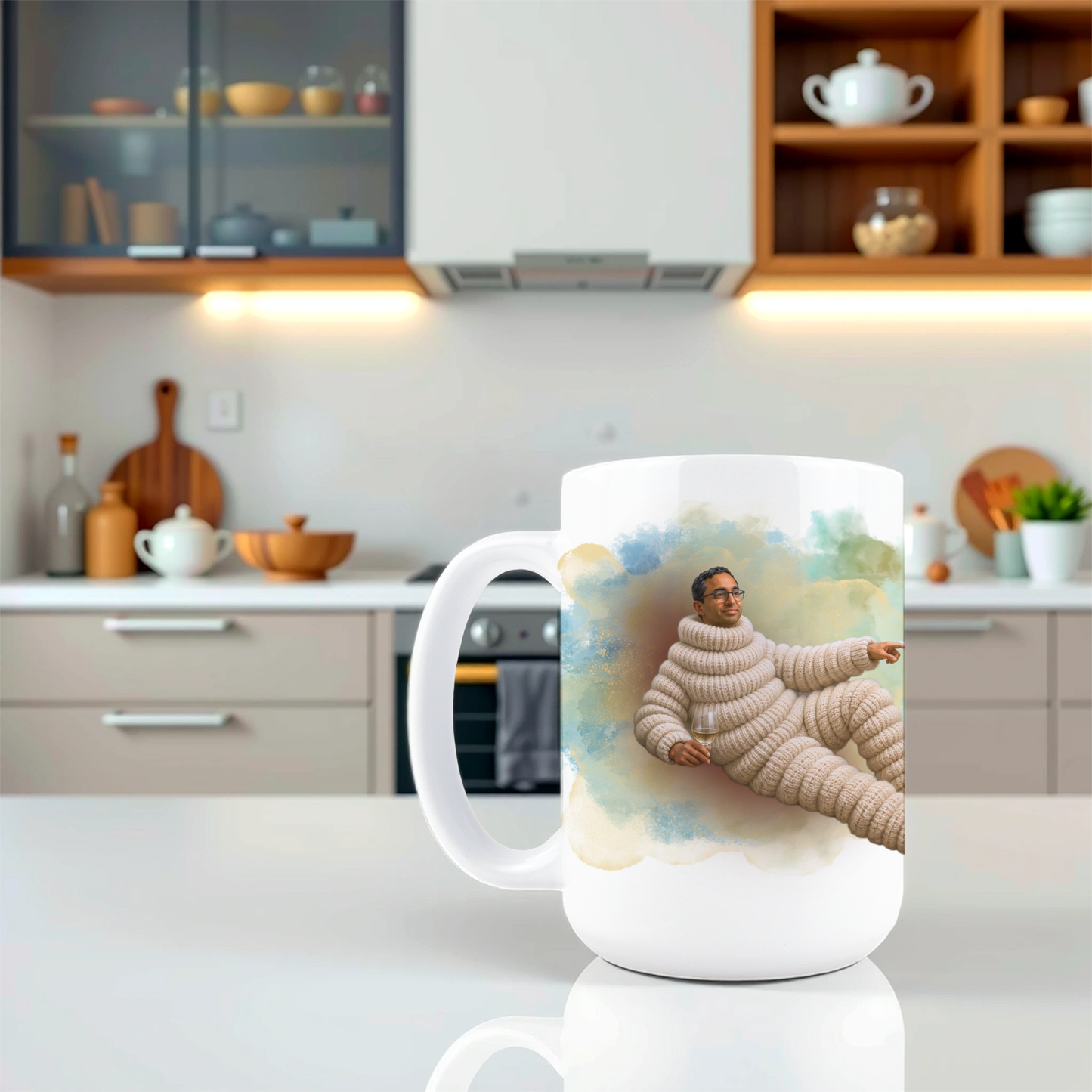 Chamath Creation of Adam Coffee Mug