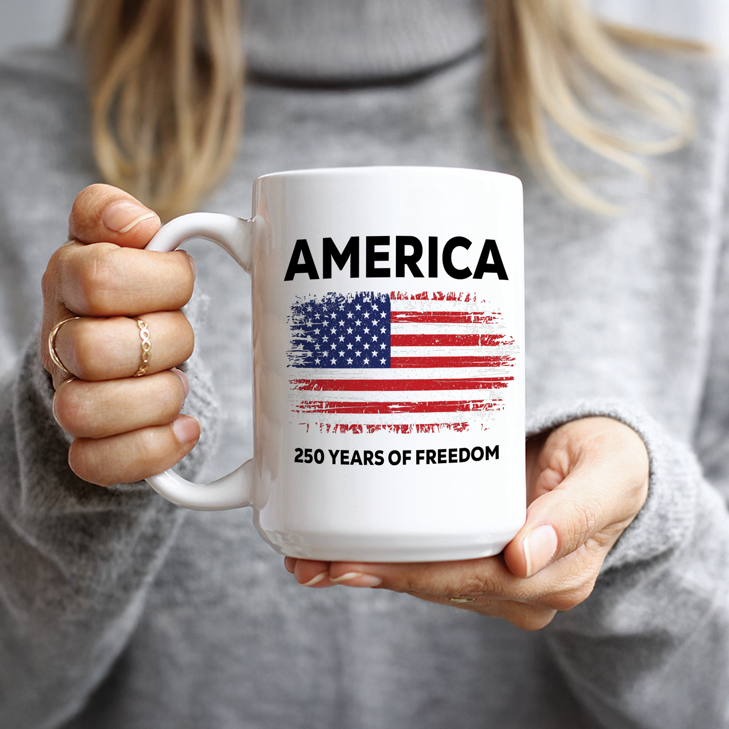 America Flag Freedom Coffee Mug