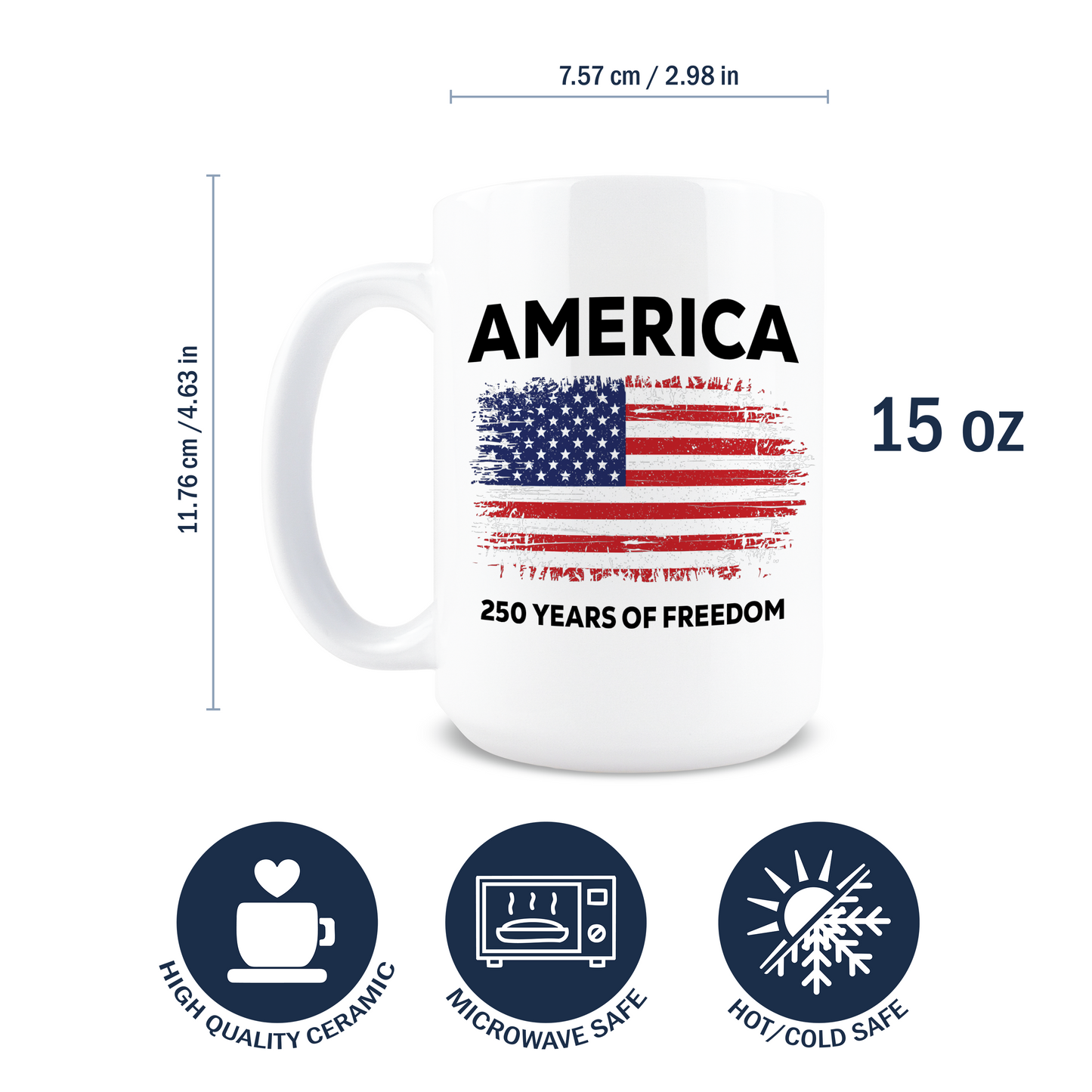 America Flag Freedom Coffee Mug