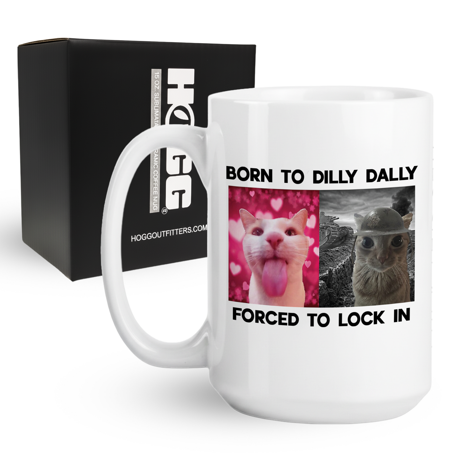 Born To Dilly Dally Forced To Lock In Coffee Mug