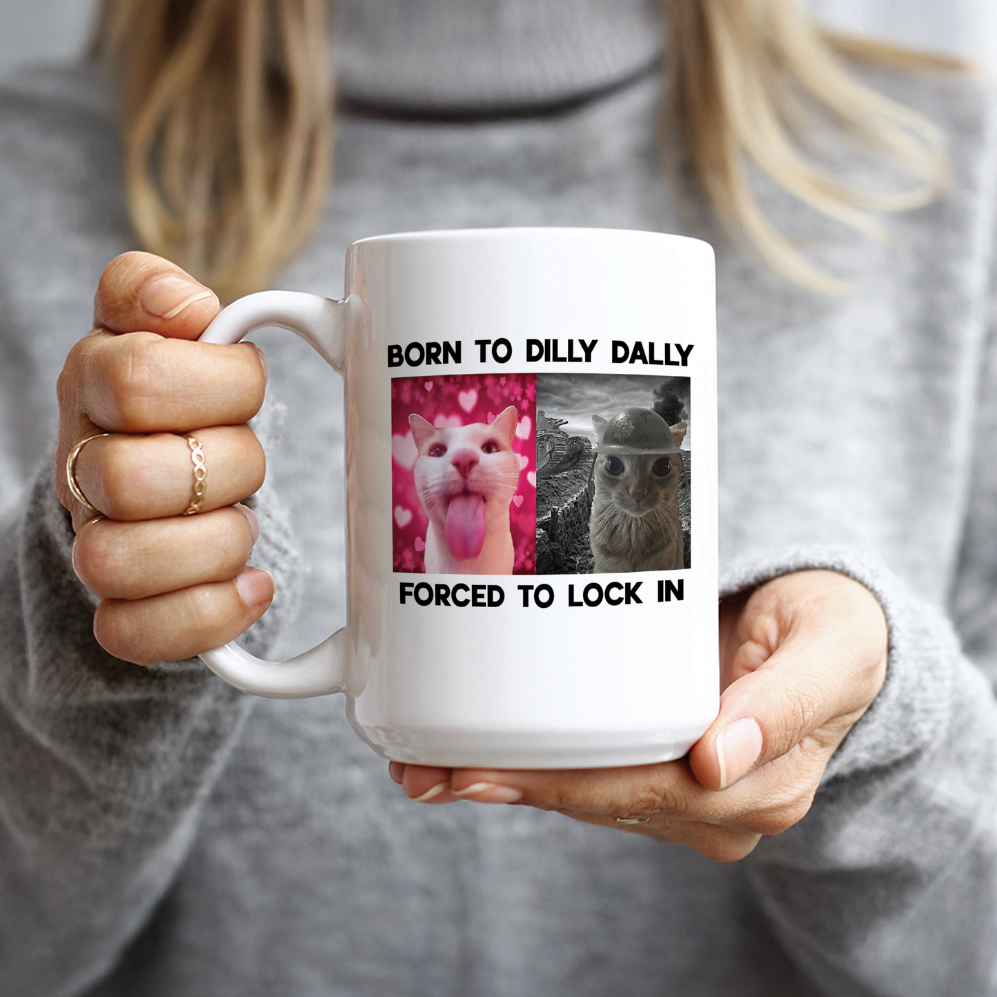 Born To Dilly Dally Forced To Lock In Coffee Mug