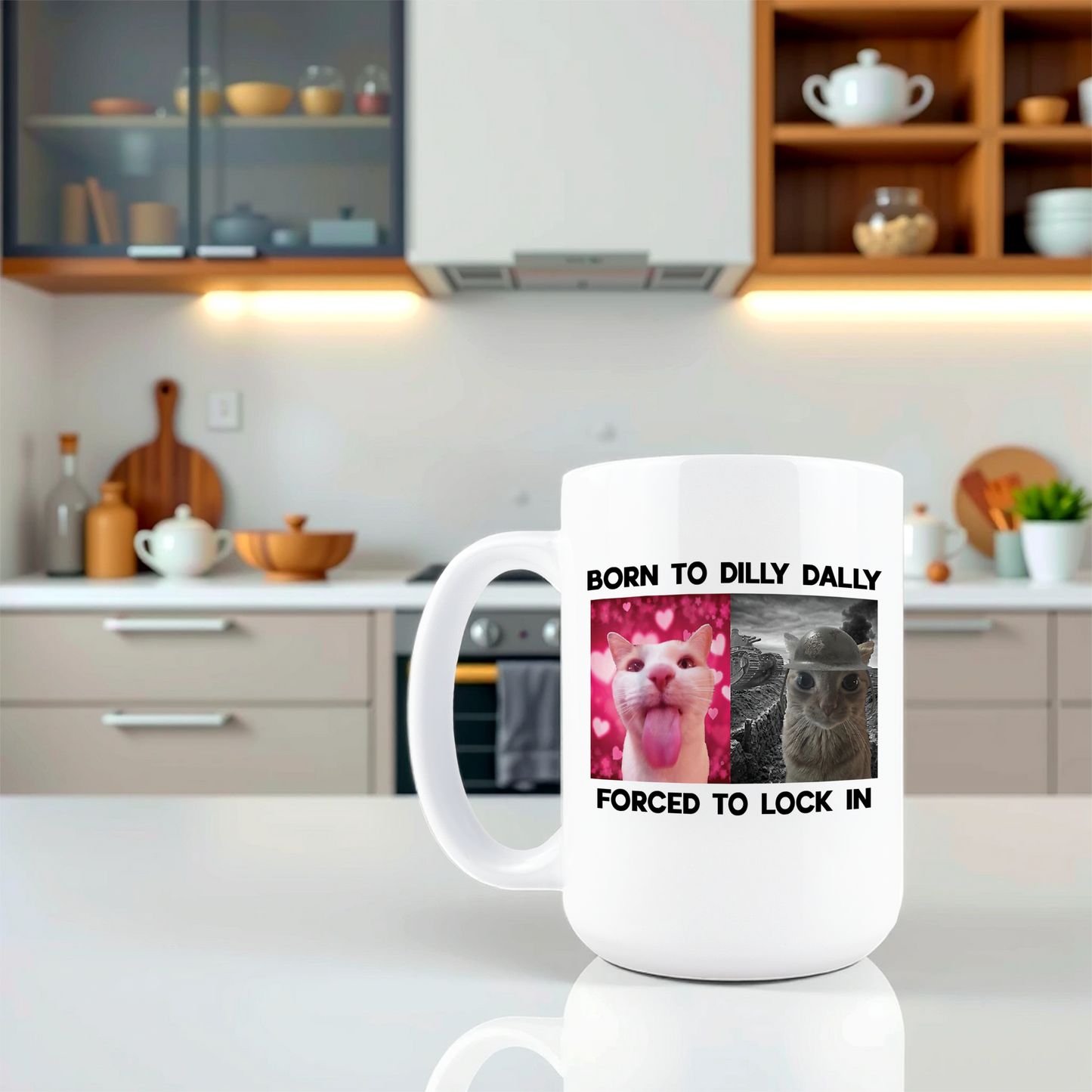 Born To Dilly Dally Forced To Lock In Coffee Mug