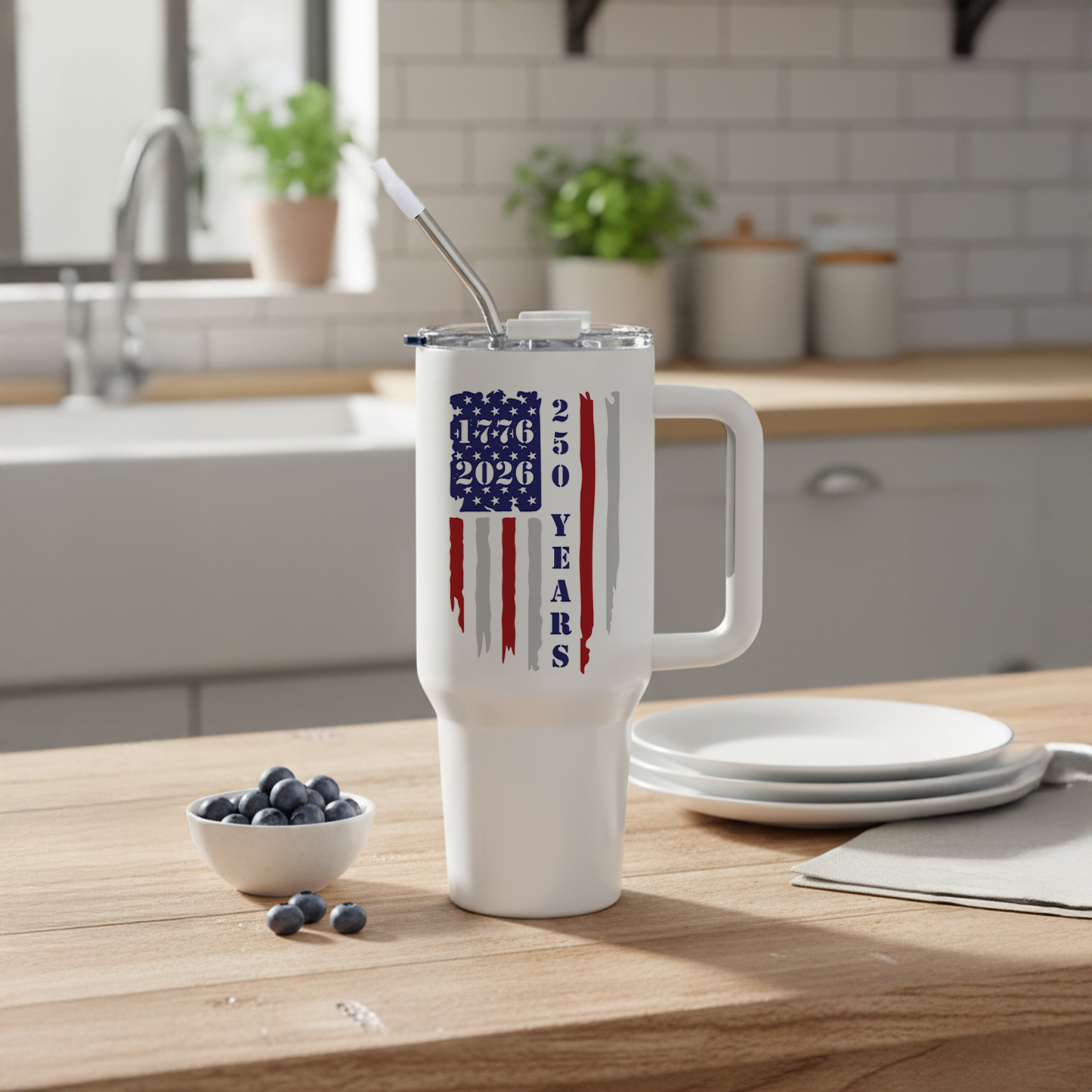 40oz Big Swig - Flag 250 Years