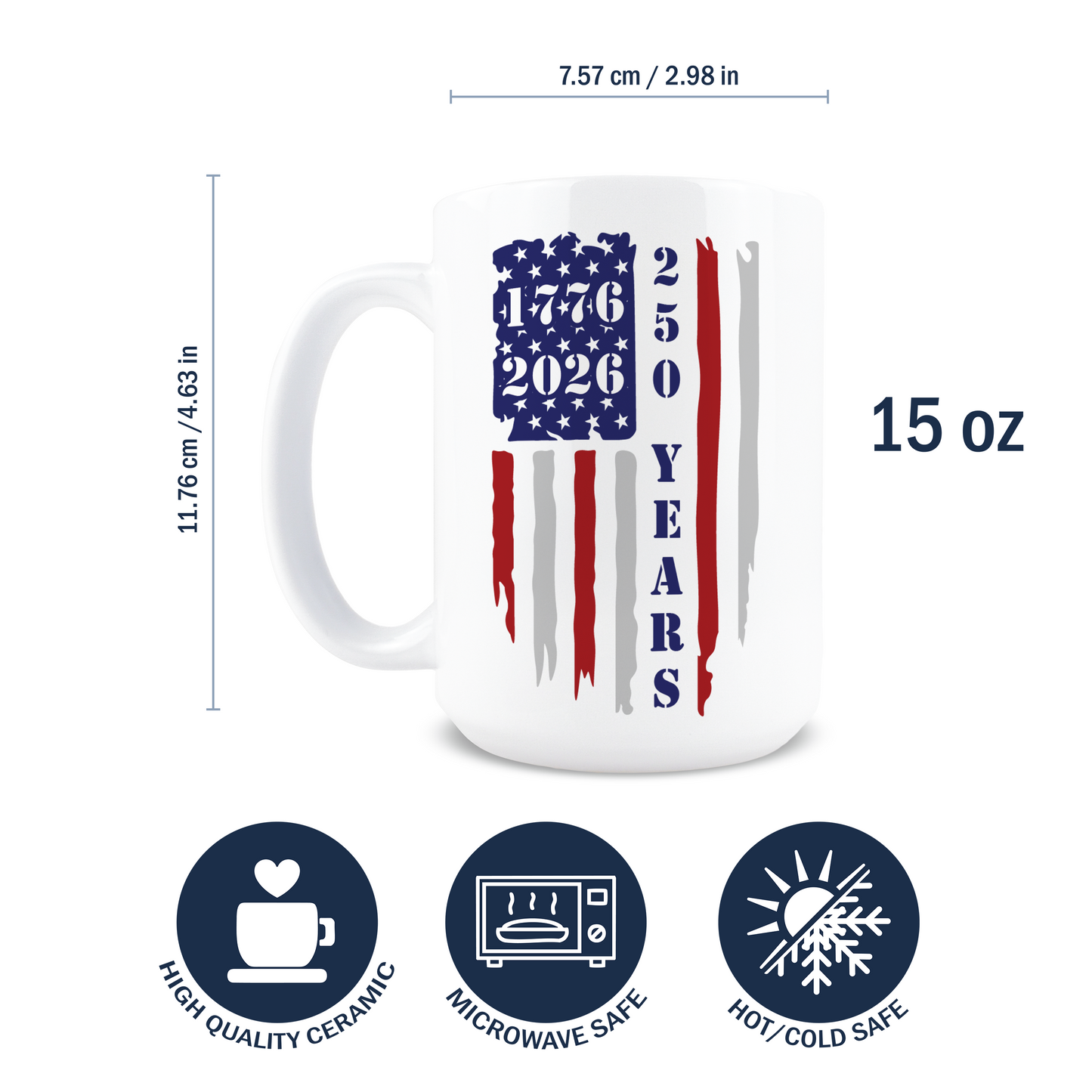 Flag 250 Years Coffee Mug