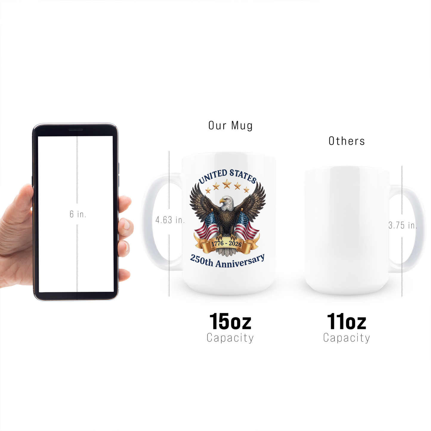 250th Anniversary Eagle Coffee Mug