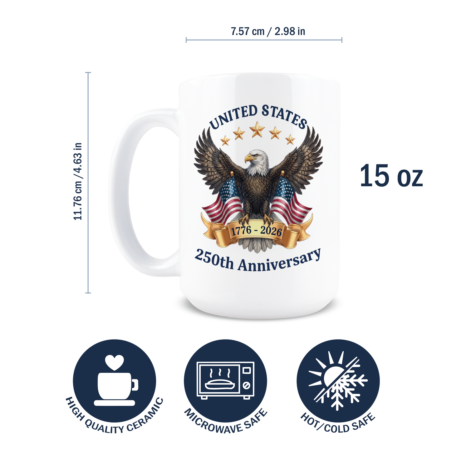 250th Anniversary Eagle Coffee Mug