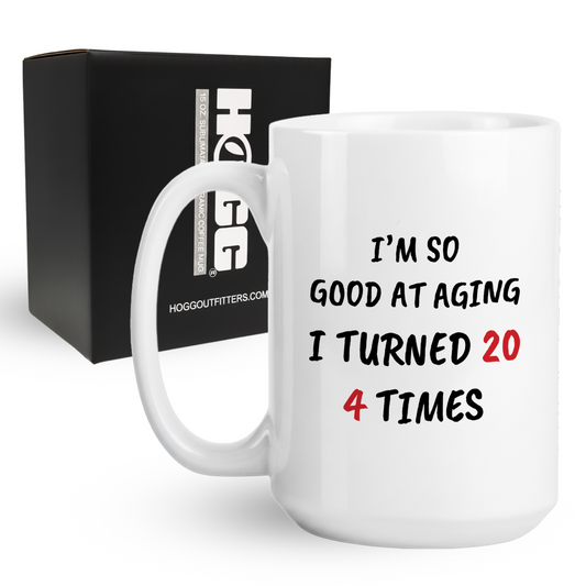 Turned 20 4 Times Coffee Mug