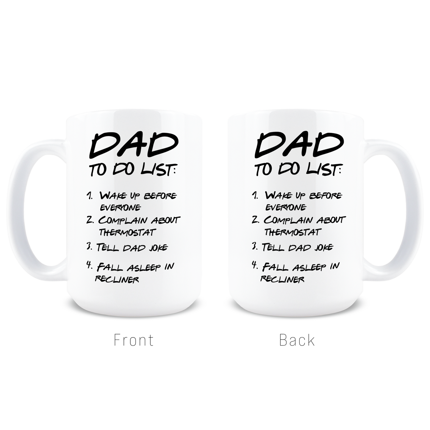 Dad Todo List Coffee Mug