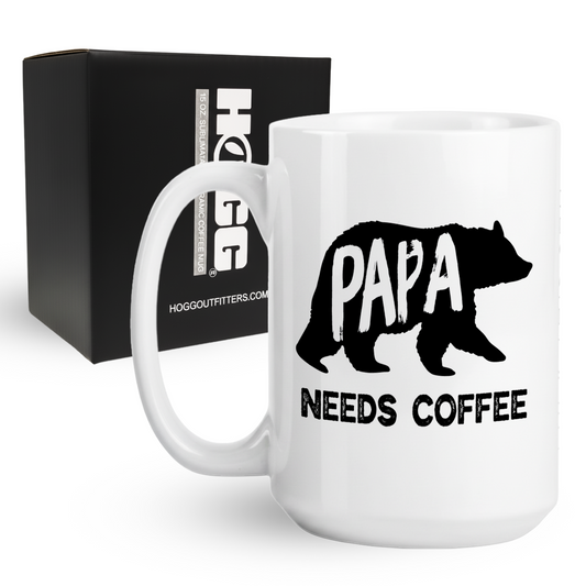 Papa Bear Needs Coffee Mug
