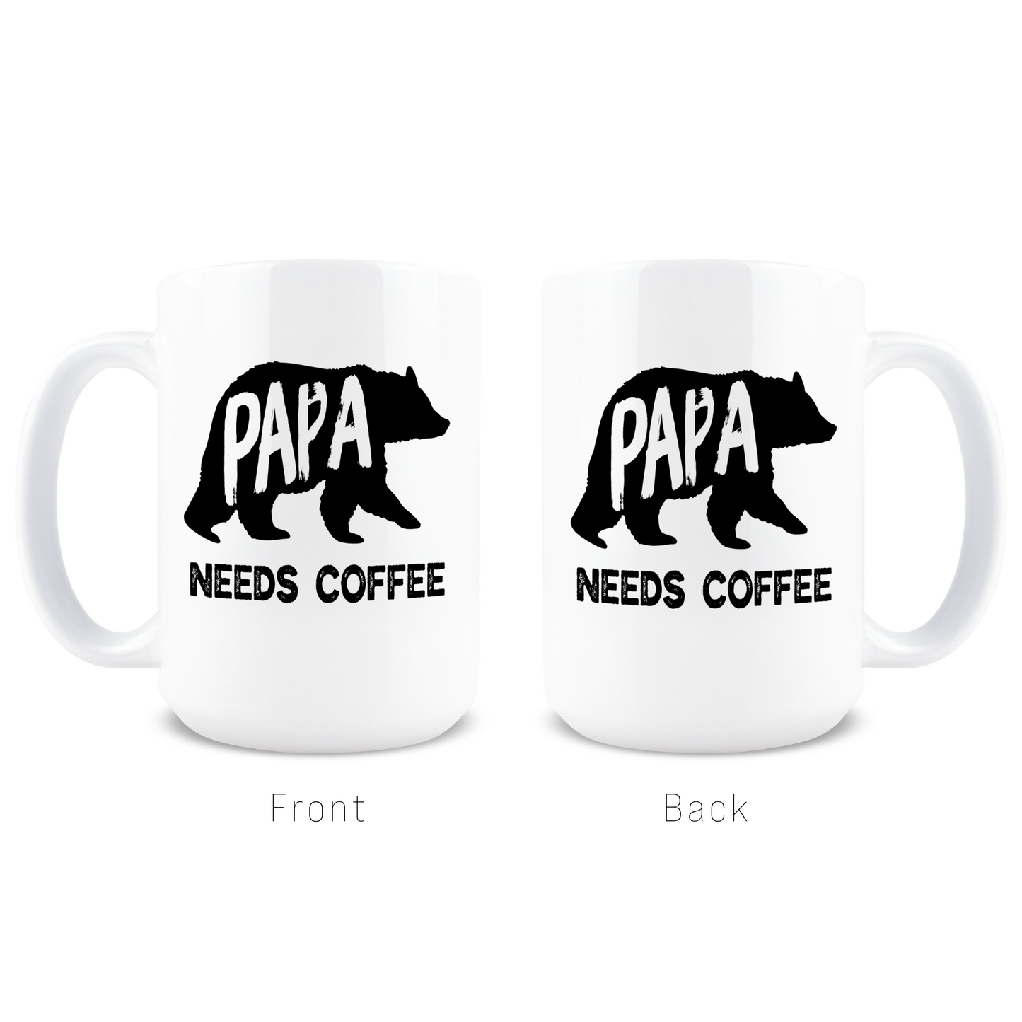 Papa Bear Needs Coffee Mug