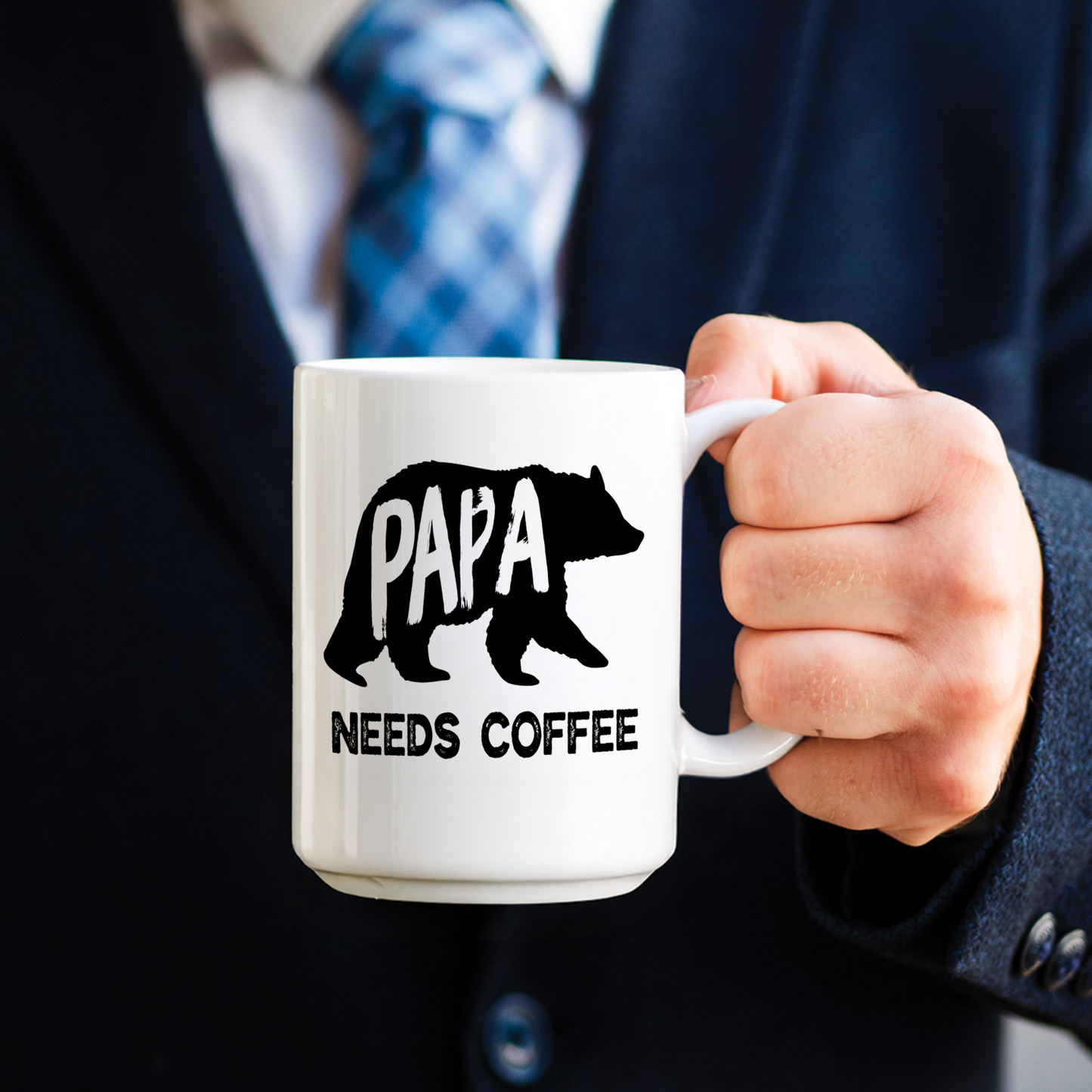 Papa Bear Needs Coffee Mug