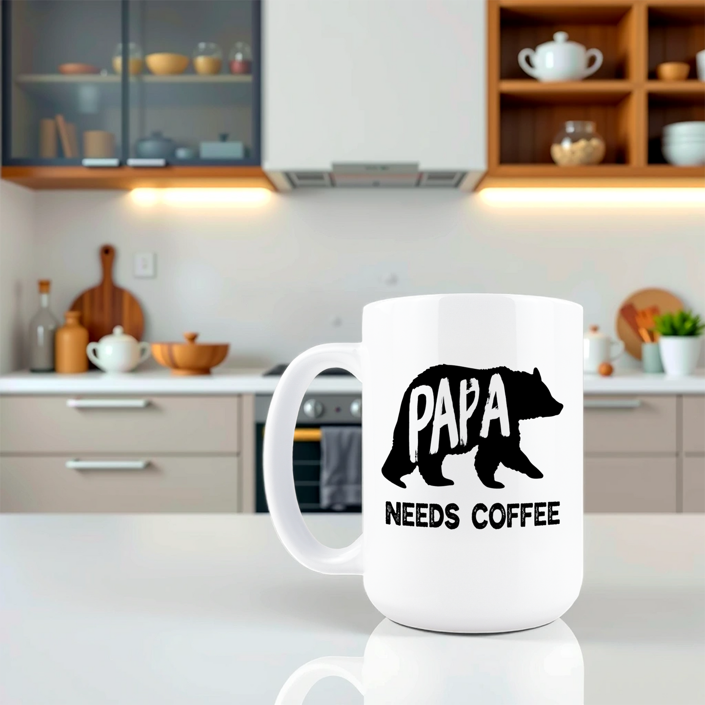 Papa Bear Needs Coffee Mug