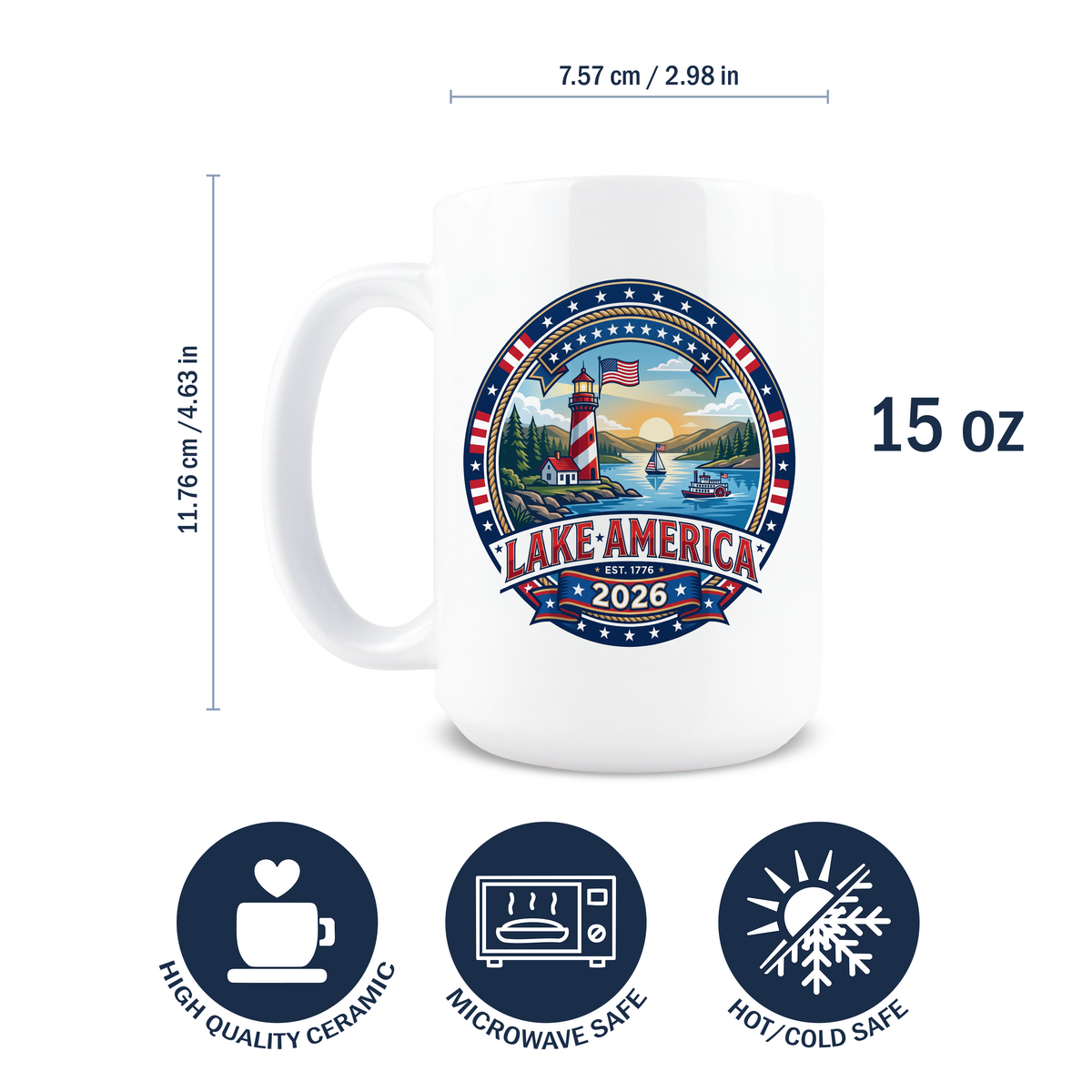 Taza de café Trump "No tienen ni p*ta idea de lo que hacen"