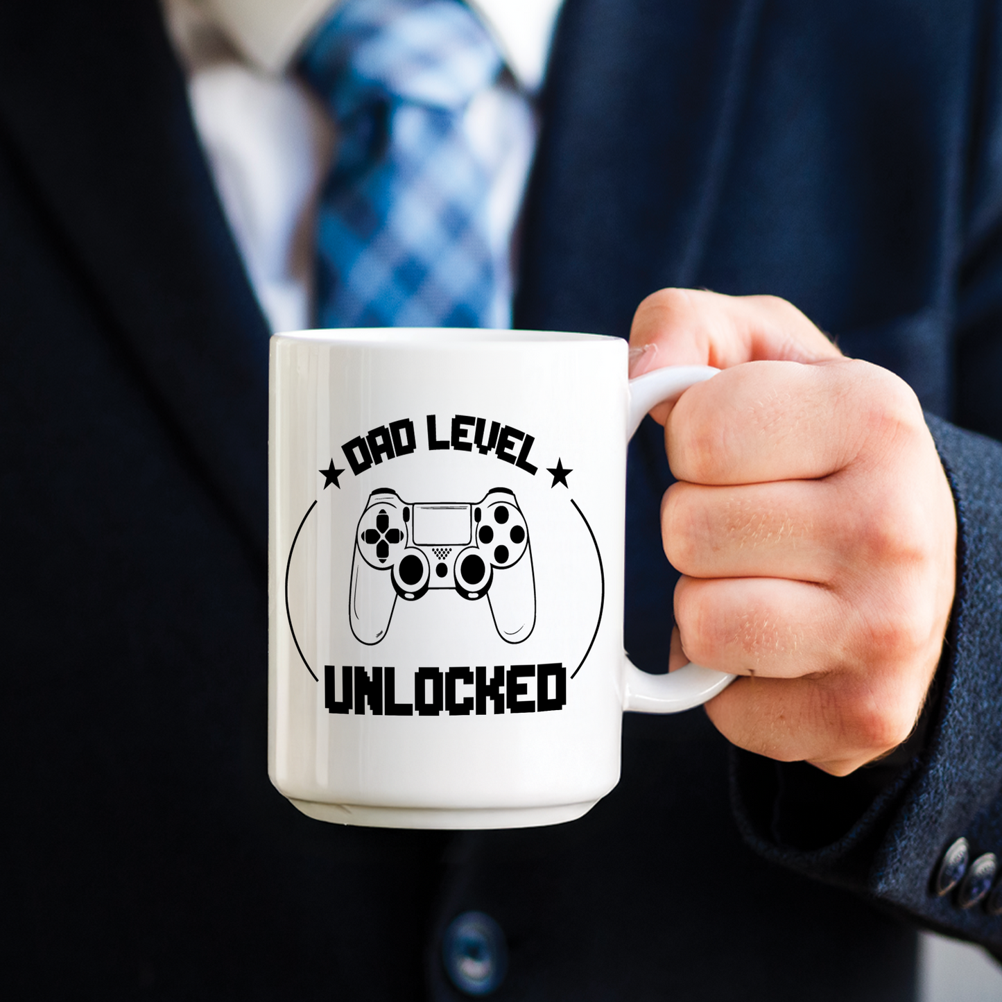 Dad Level Unlocked Coffee Mug