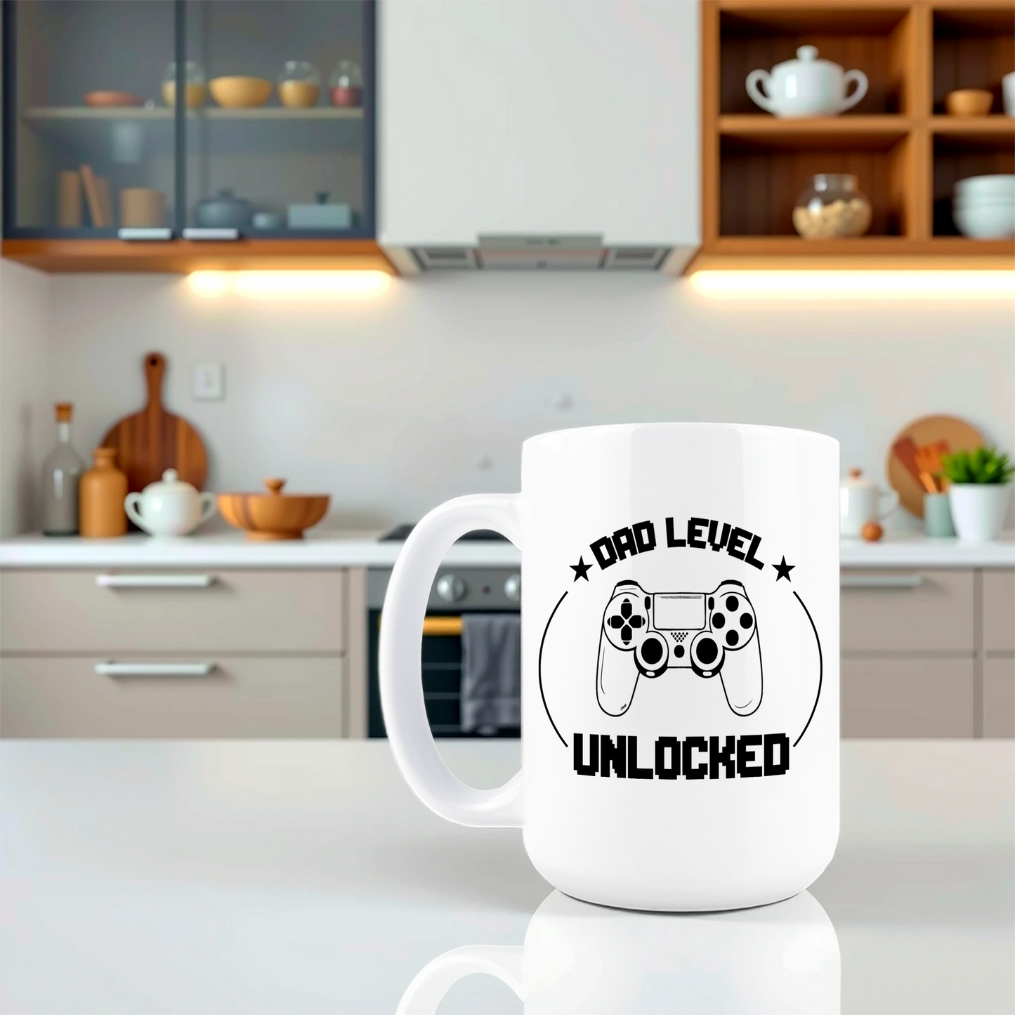 Dad Level Unlocked Coffee Mug