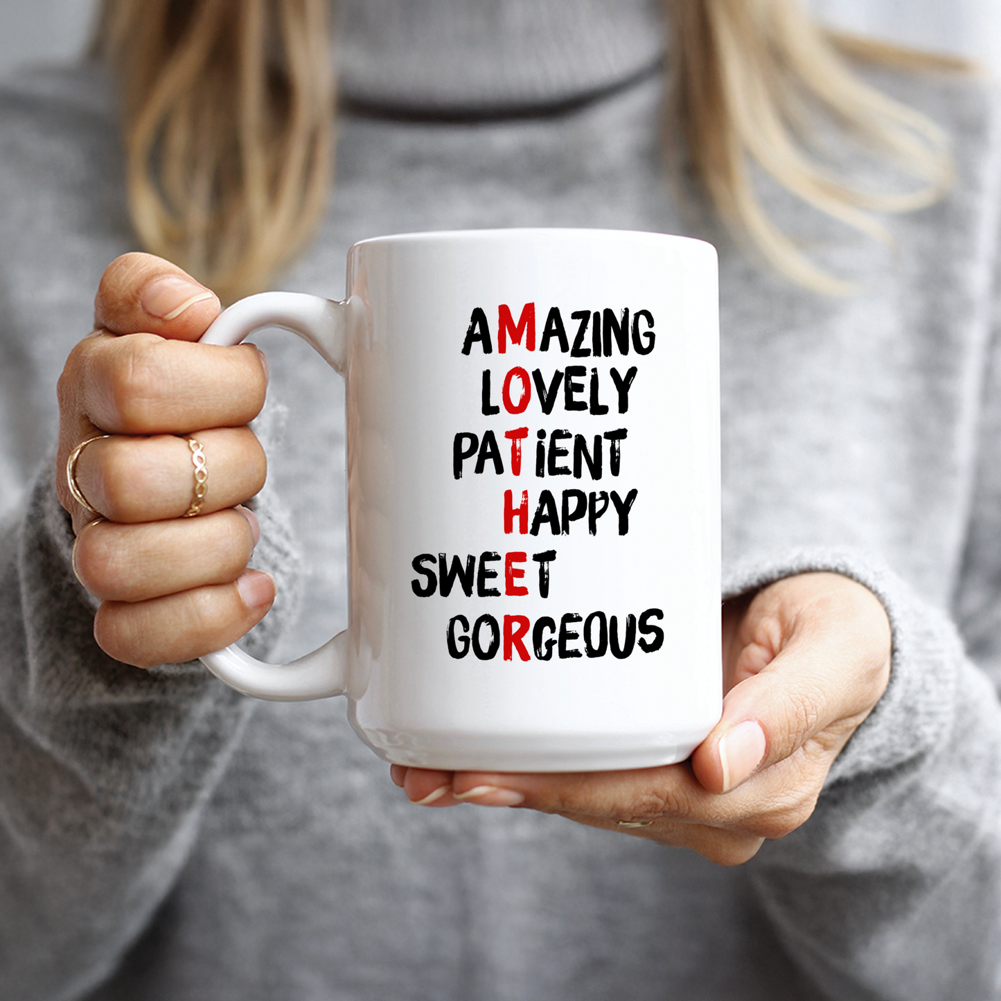 Mother Adjectives Coffee Mug