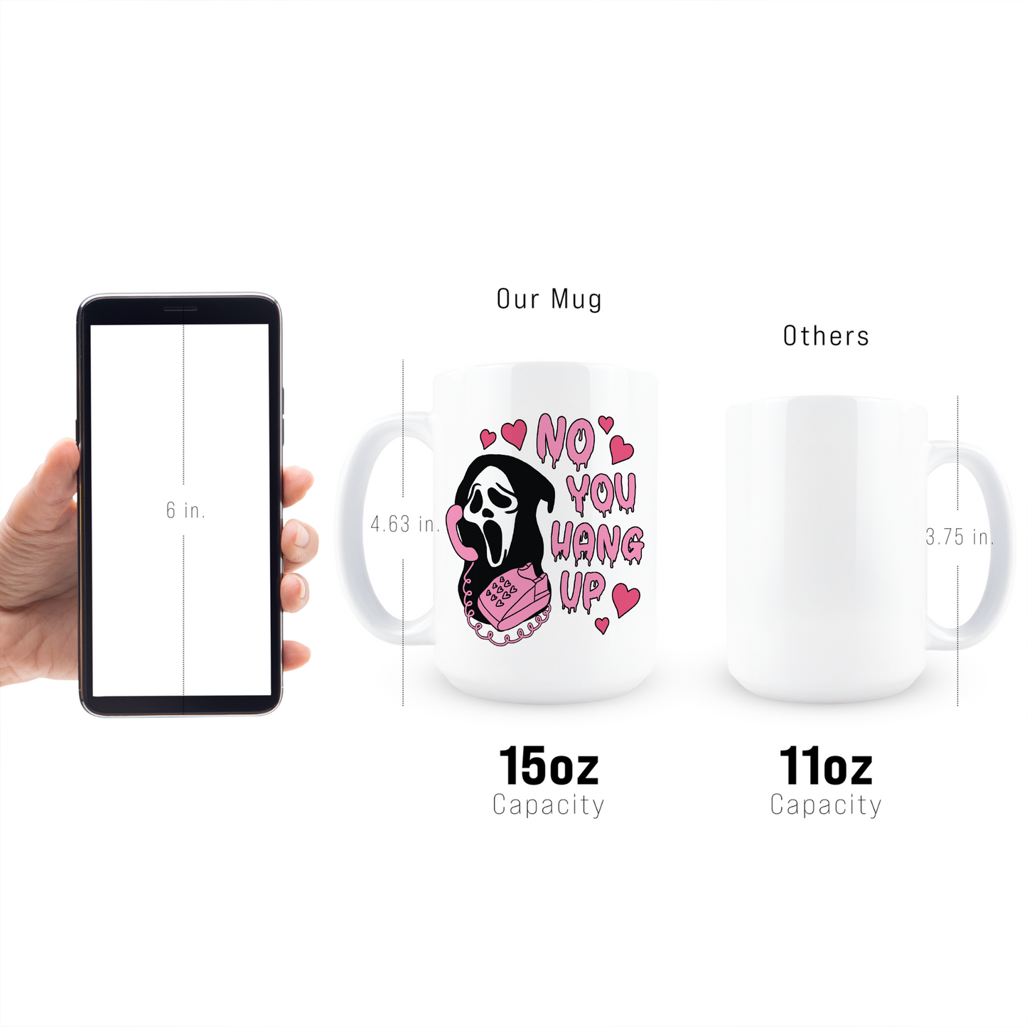 No You Hang Up Coffee Mug