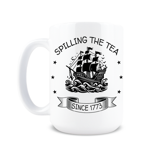 Spilling the Tea Coffee Mug