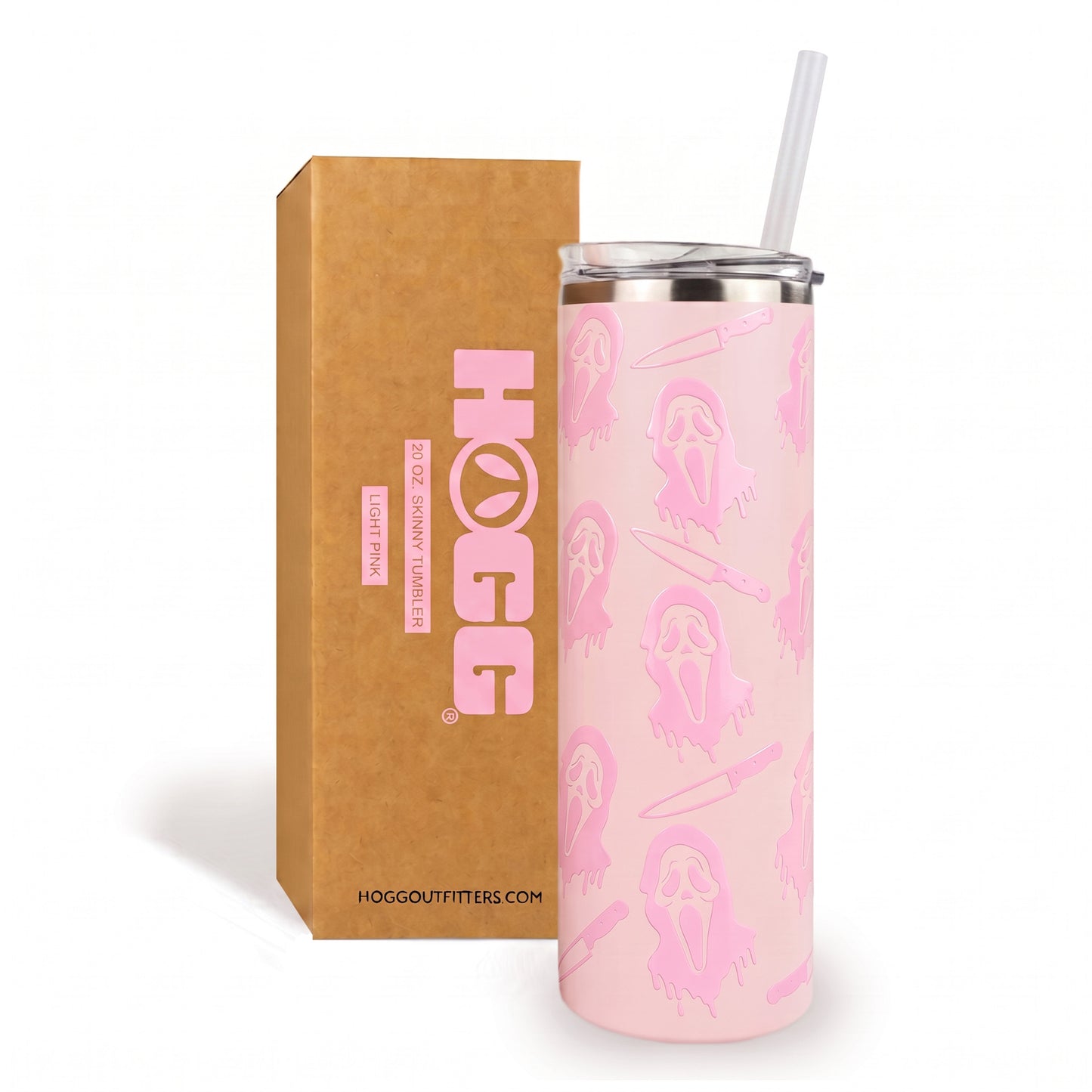 Halloween 20oz Skinny - Pink Scream