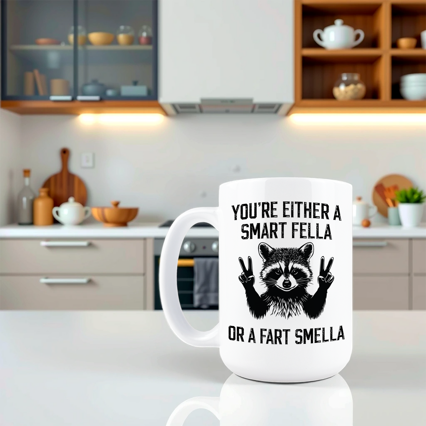 You're Either A Smart Fella or Fart Smella Coffee Mug