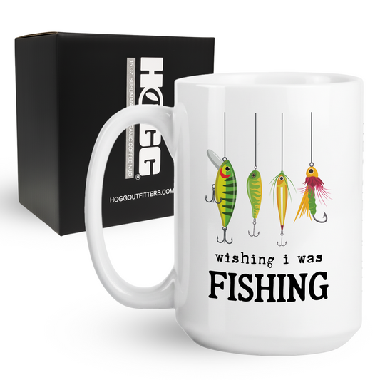 Wishing I Was Fishing Coffee Mug