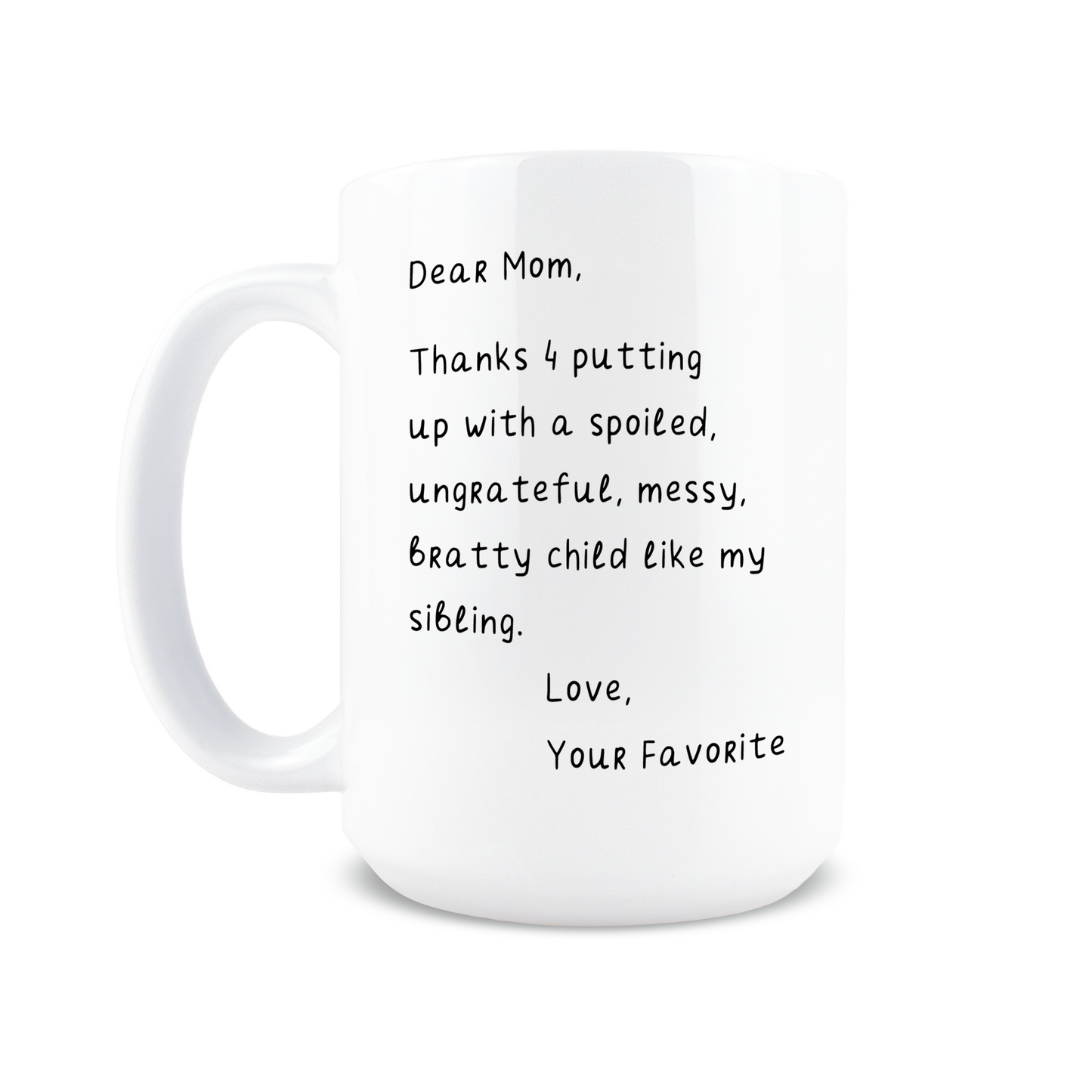 Putting up with a Spoiled Coffee Mug
