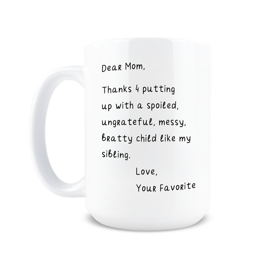 Putting up with a Spoiled Coffee Mug