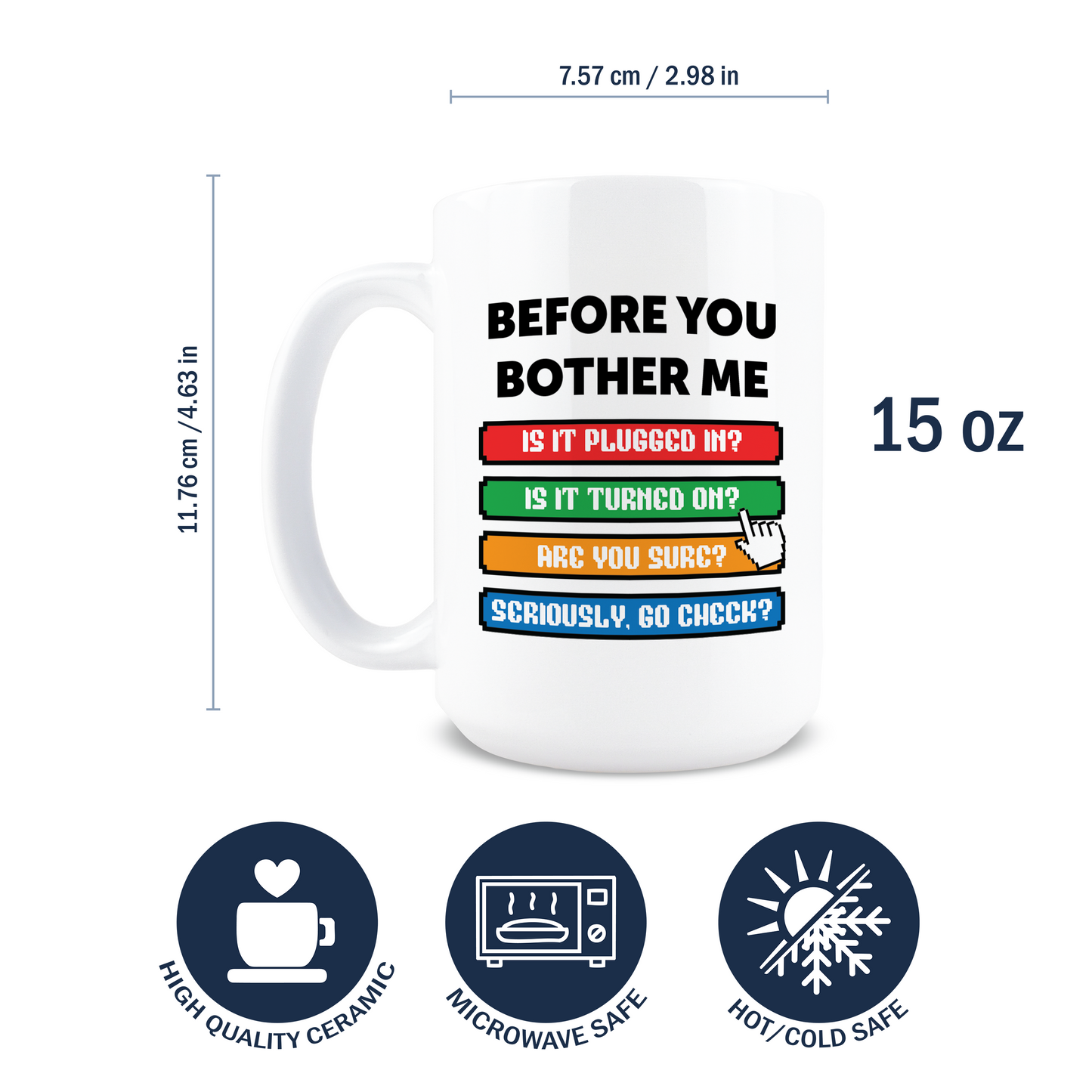 Before You Bother Me Coffee Mug