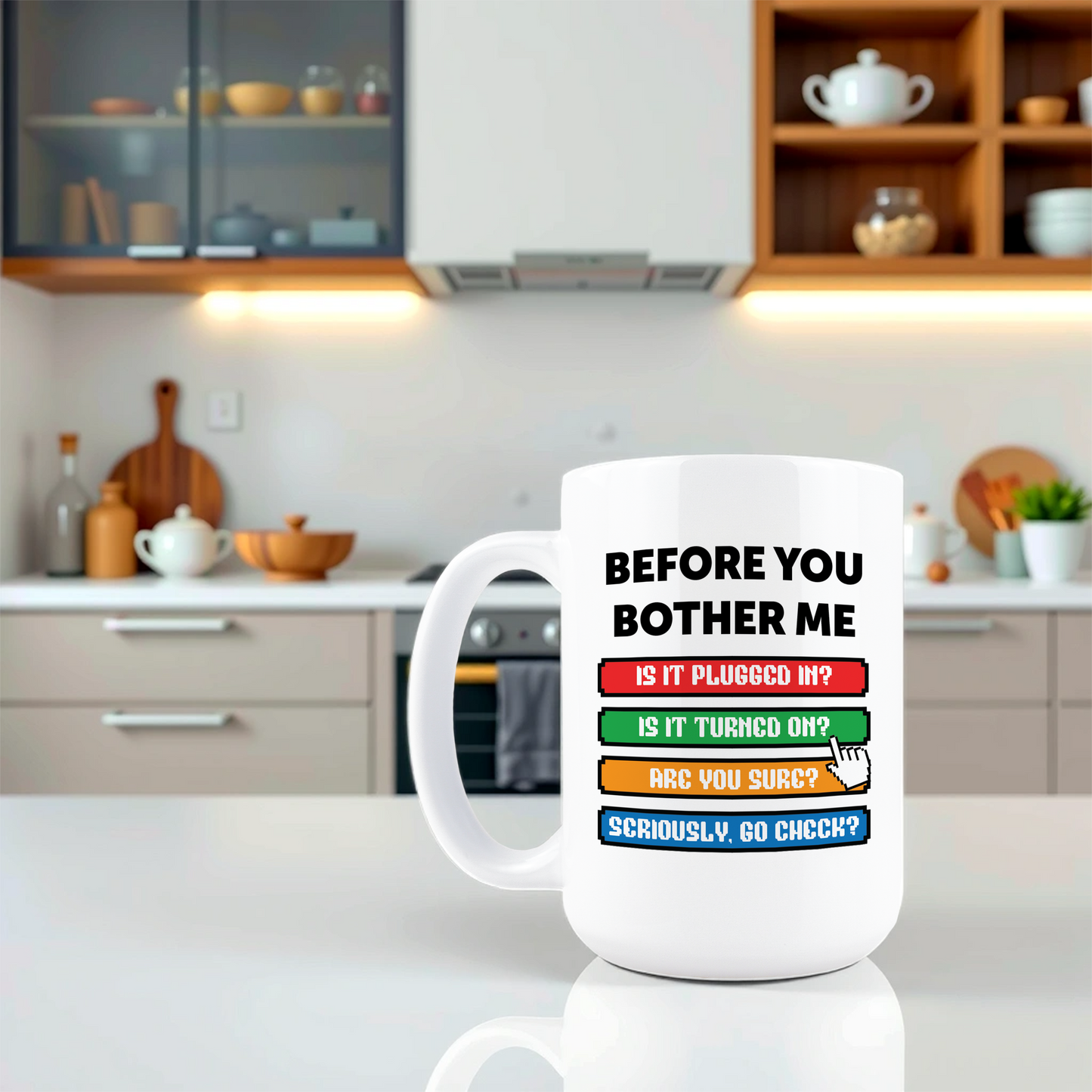 Before You Bother Me Coffee Mug