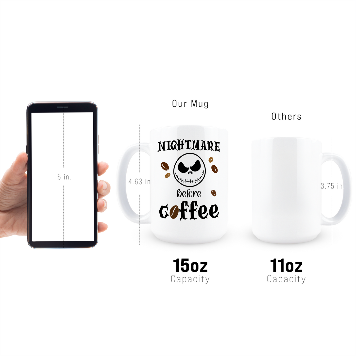 Nightmare Before Coffee Mug