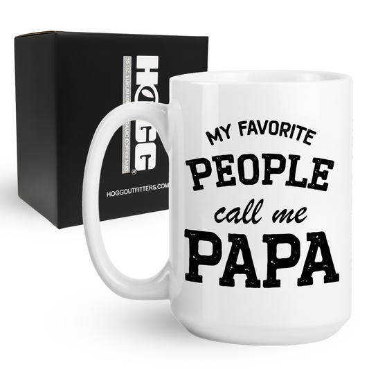 My Favorite People call me Papa Coffee Mug