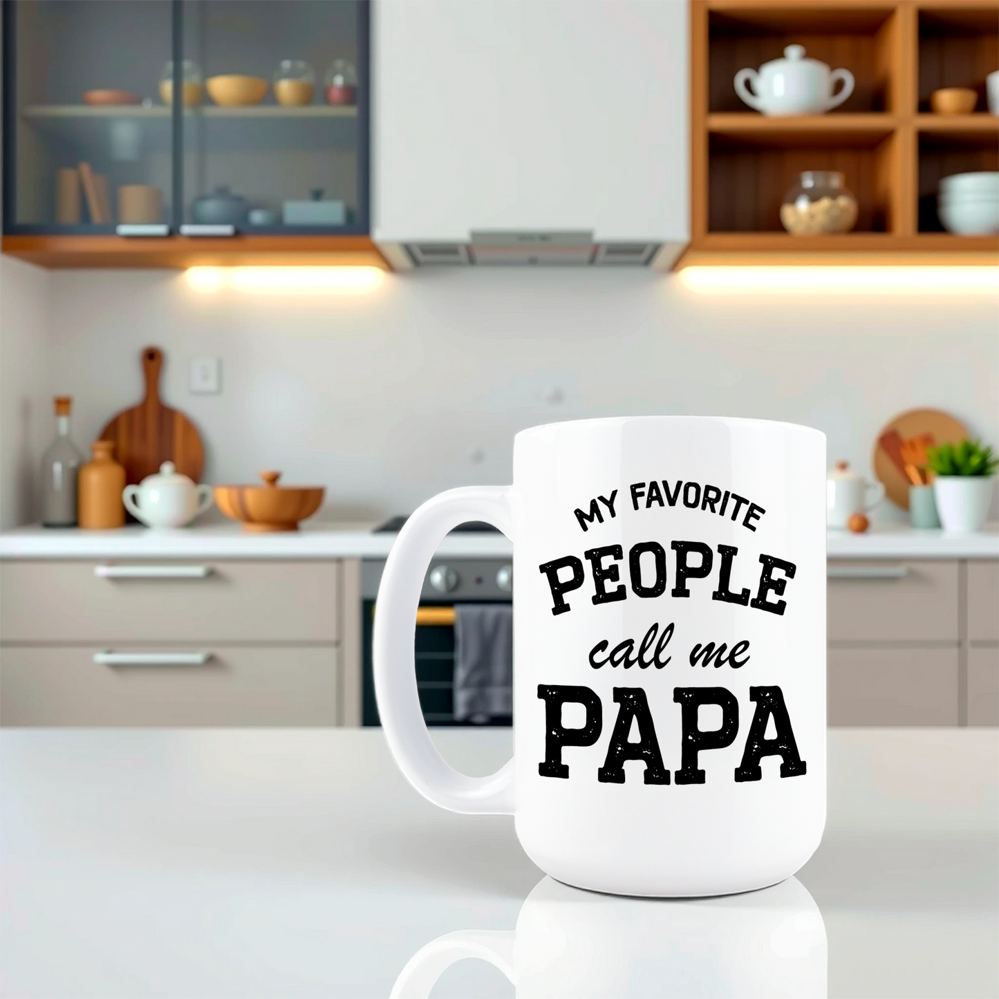 My Favorite People call me Papa Coffee Mug