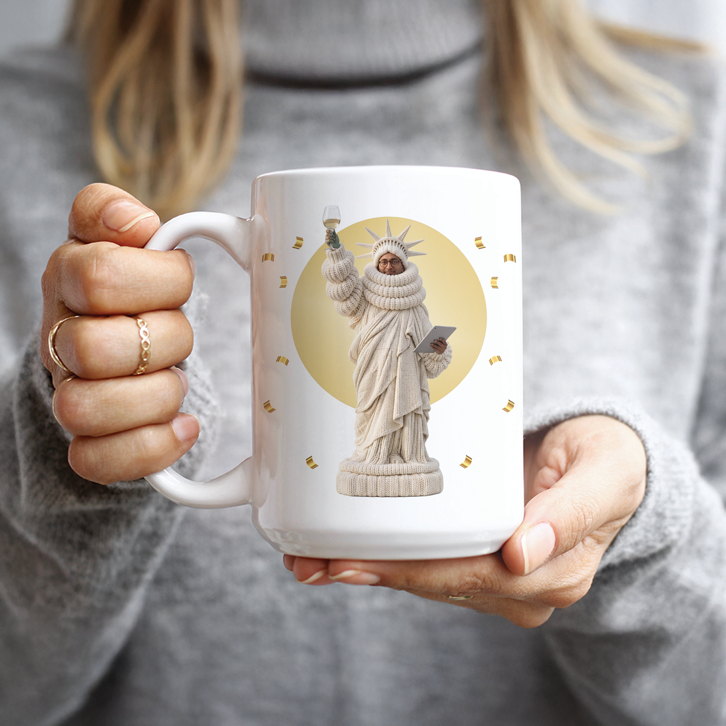 Chamath Statue of Liberty Coffee Mug
