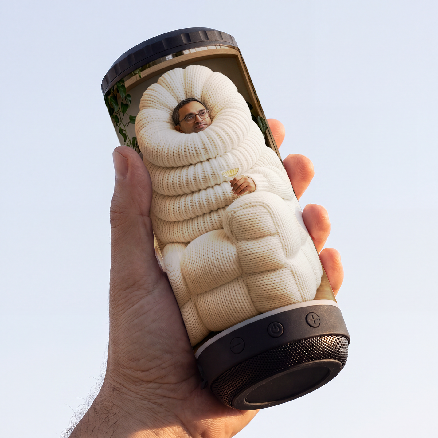 Chamath Couch 4 in 1 Can Cooler Speaker