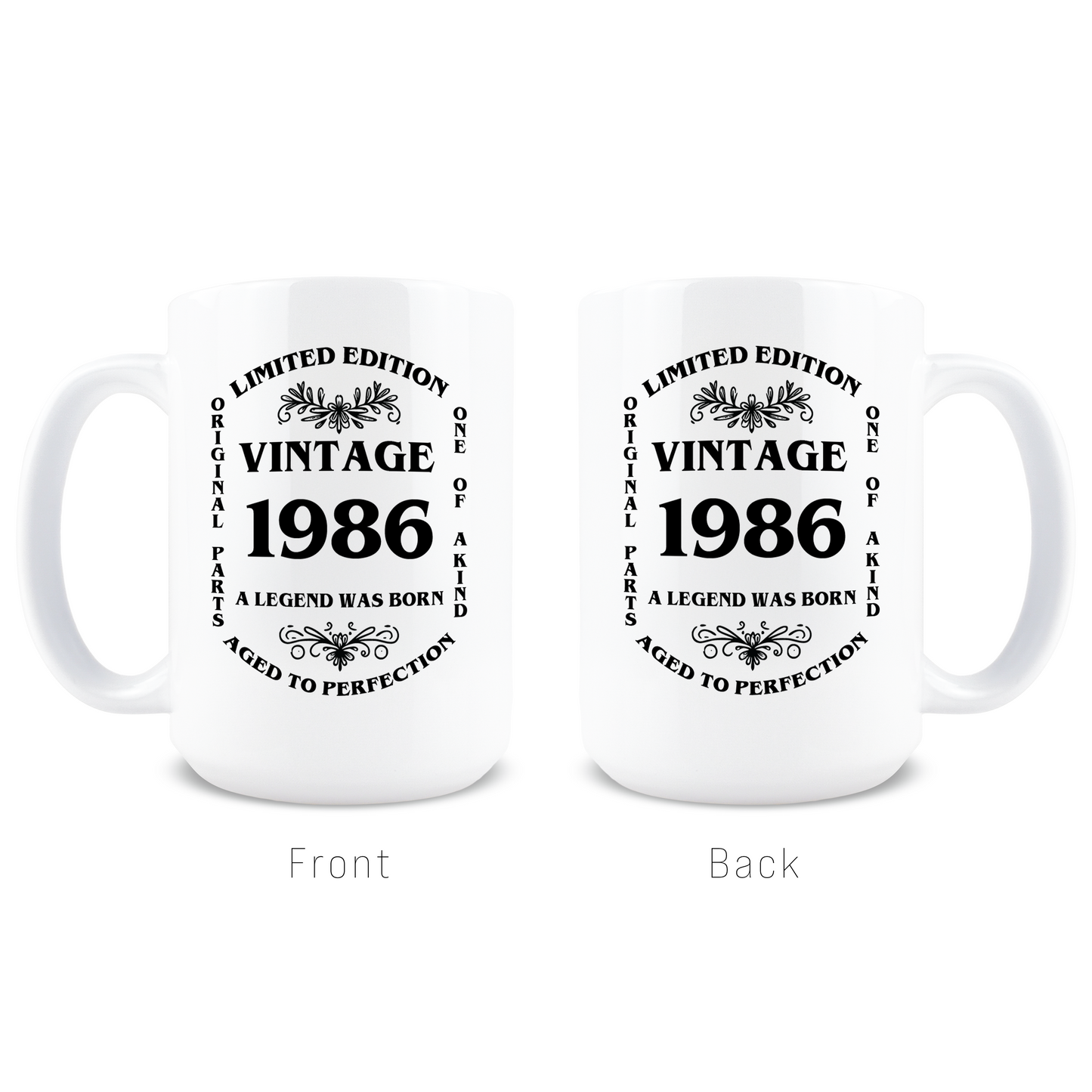 1986 A Legend Was Born Coffee Mug