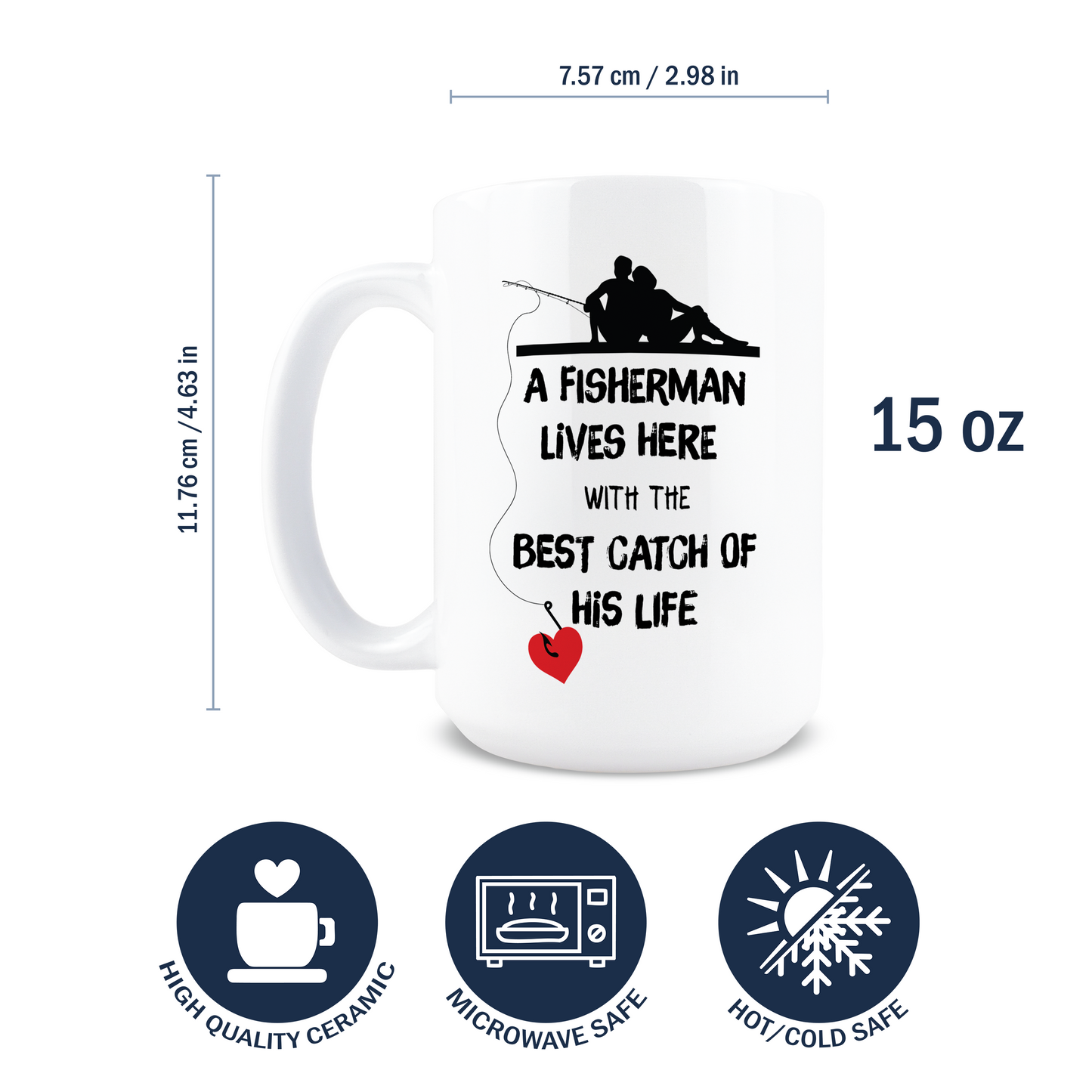 One Great Fisherman Coffee Mug