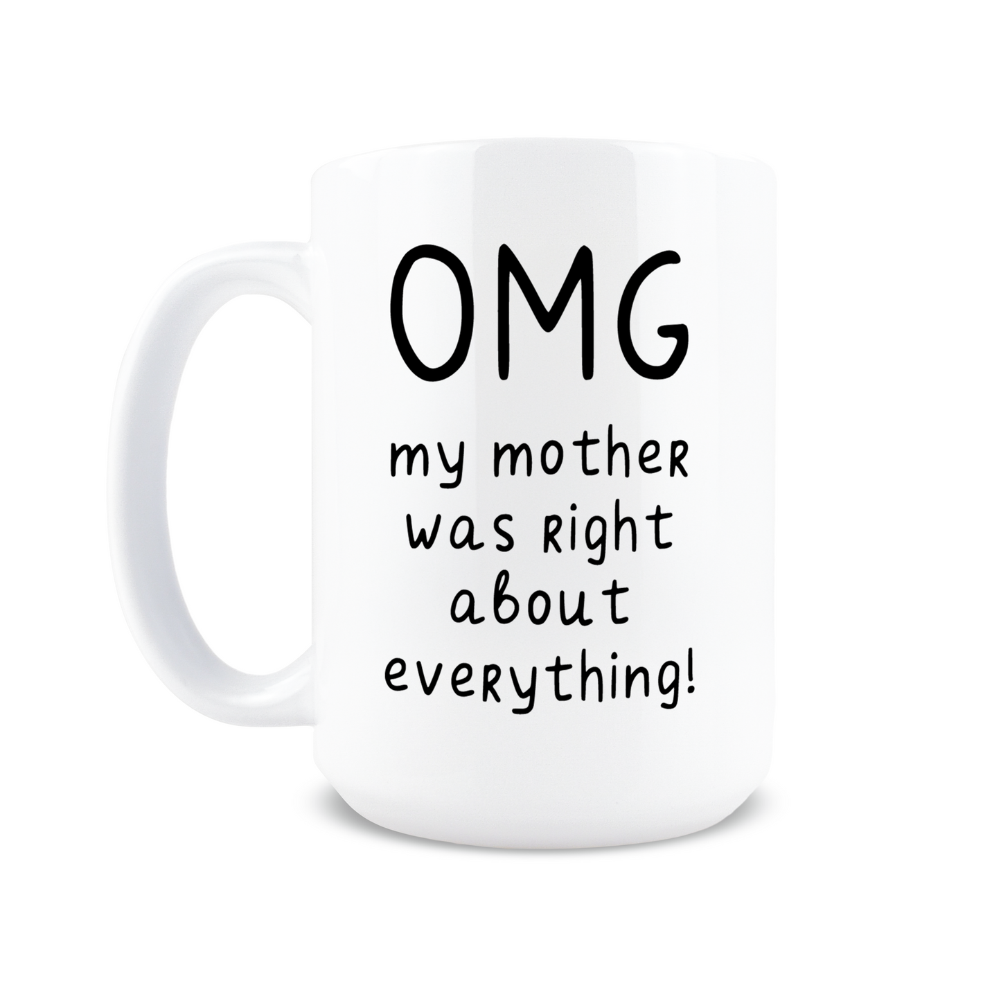My Mother Was Right About Everything Coffee Mug