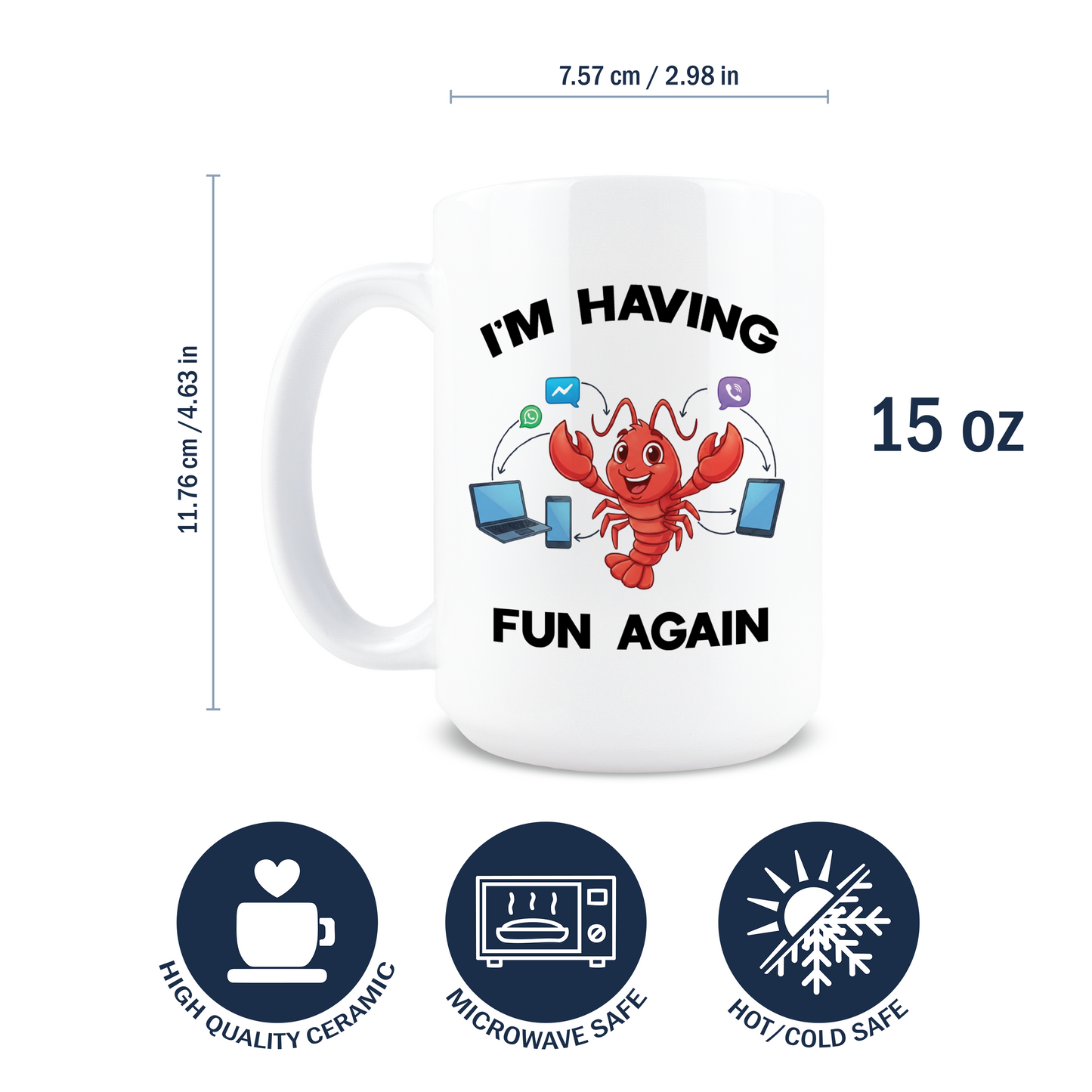 I'm Having Fun Again Coffee Mug