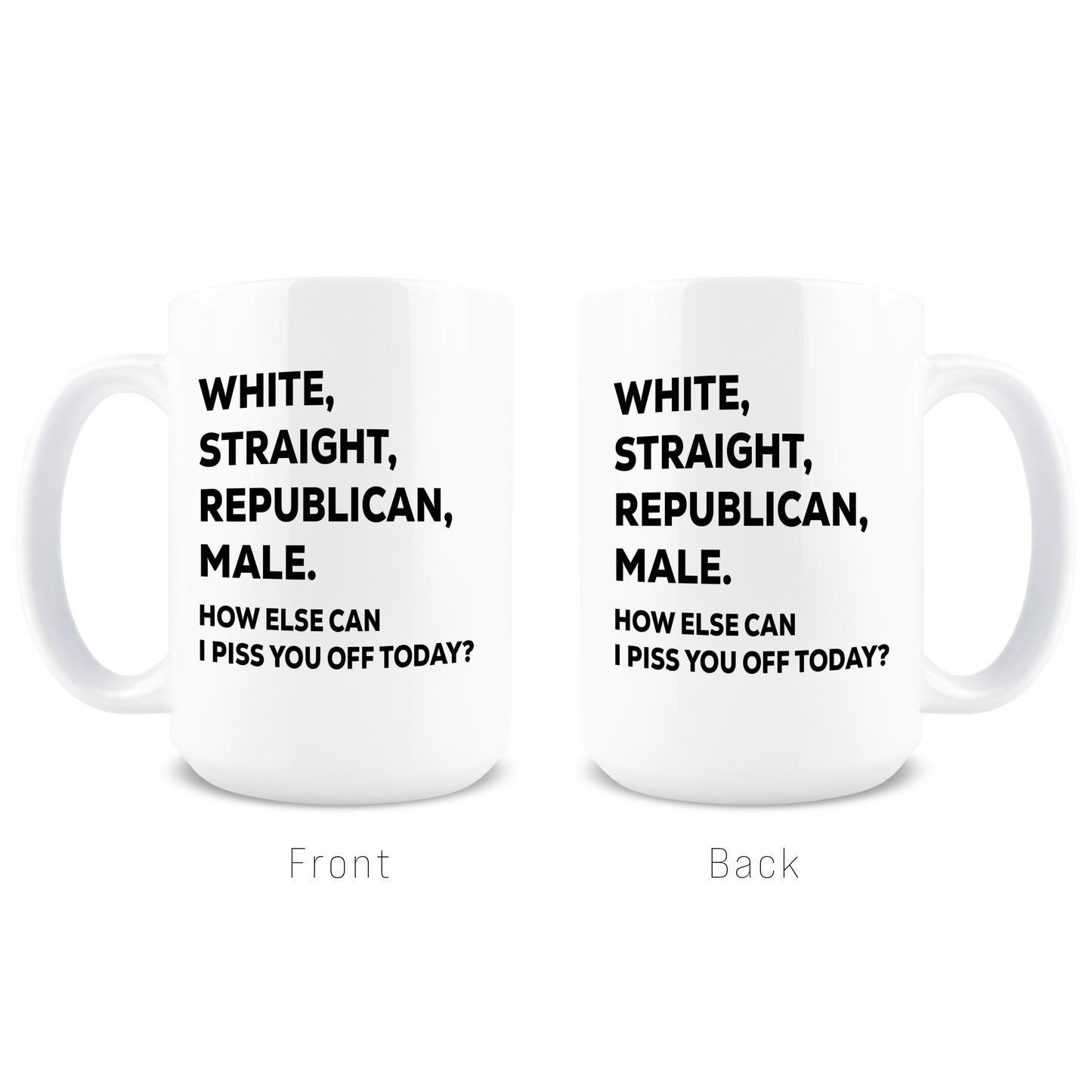 White Straight Republican Male Coffee Mug