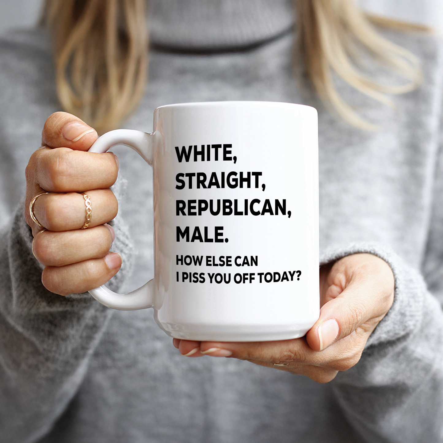 White Straight Republican Male Coffee Mug