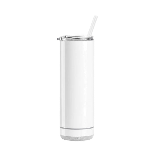 Gobelet fin de 20 oz avec haut-parleur Bluetooth intégré