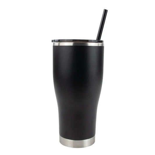 Gobelet moderne incurvé de 30 oz avec revêtement en poudre