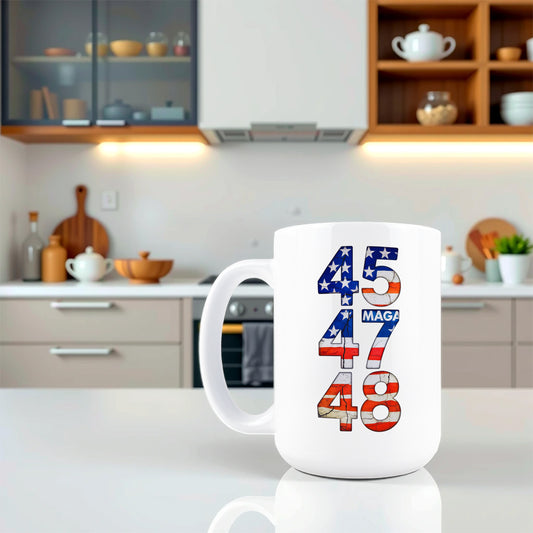 45 47 48 Trump Mug