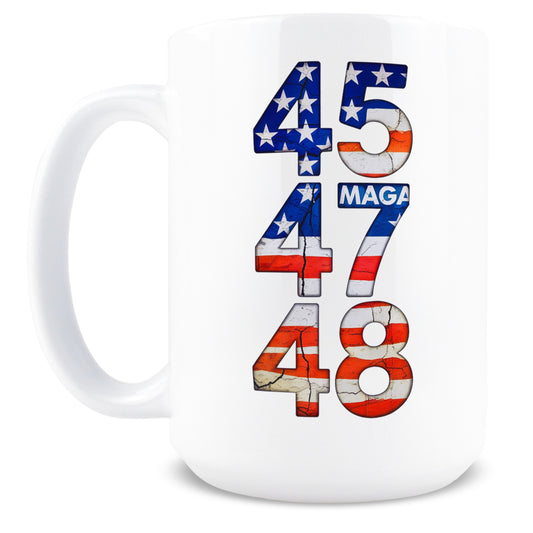 45 47 48 Trump Mug